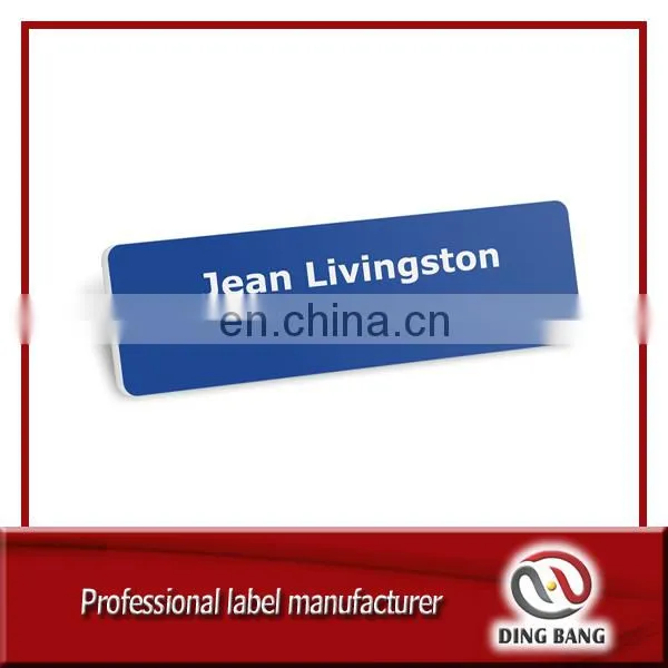 DB cardboard name tags