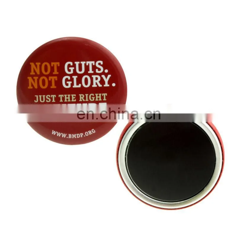 brand names advertising custom make 1 inch round magnets