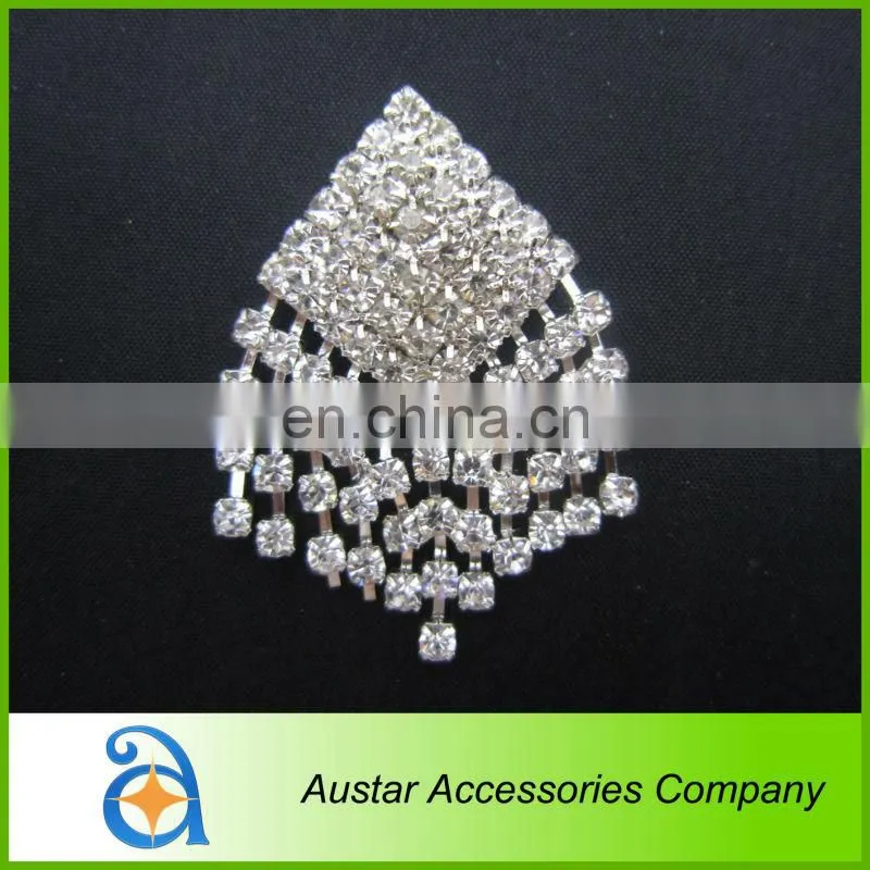 Bulk 21mm Pearl Rhinestone embellishment for wedding invitation