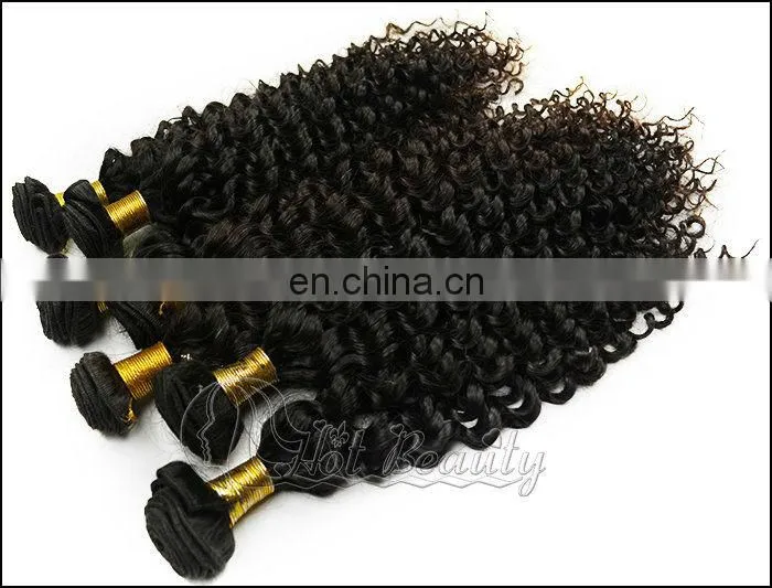 12"-32" Black Hair Deep Weave Brazilian Deep Wave Curly Hair 3 Bundle