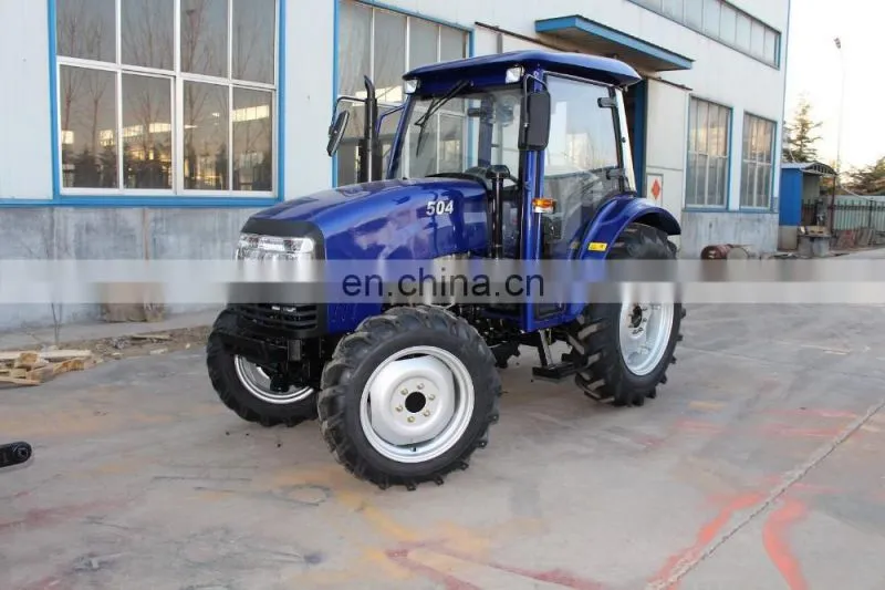 55HP 4 wheel drive tractors with front loader
