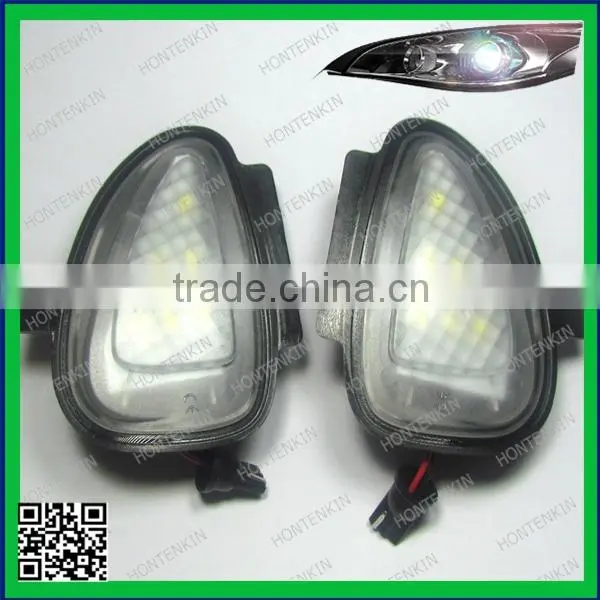 Canbus System No Error Xenon White 18-SMD LED Under Side Mirror Puddle Lights For Volkswagen MK6 6 MKVI GTi Golf