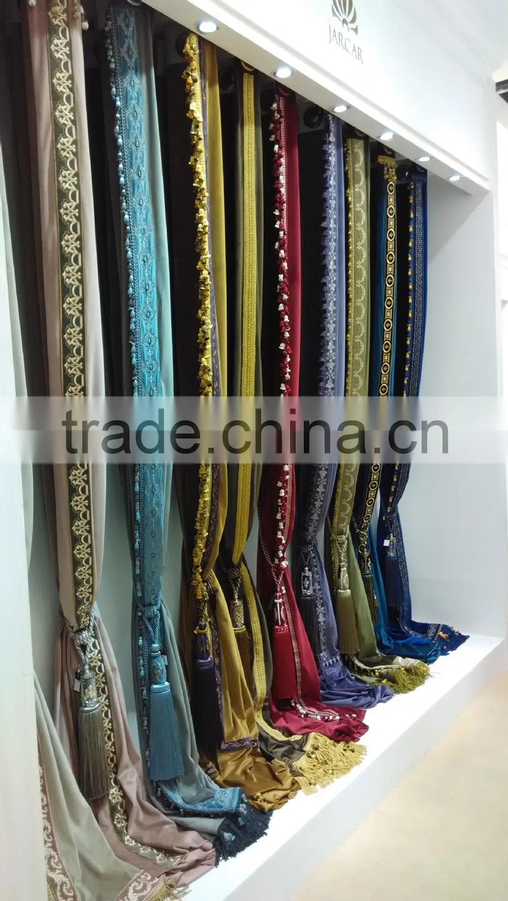 Edinburgh style--Blue,curtain tassel fringe,wholesale tassels,tassel and fringe