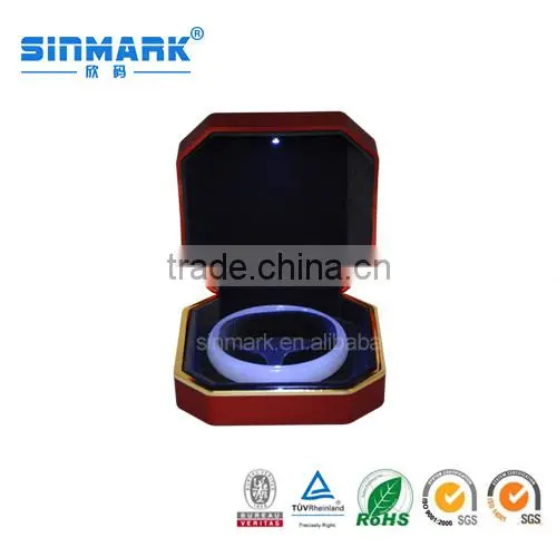 Jewelry boxes wholesale lighted ring box jewelry storage