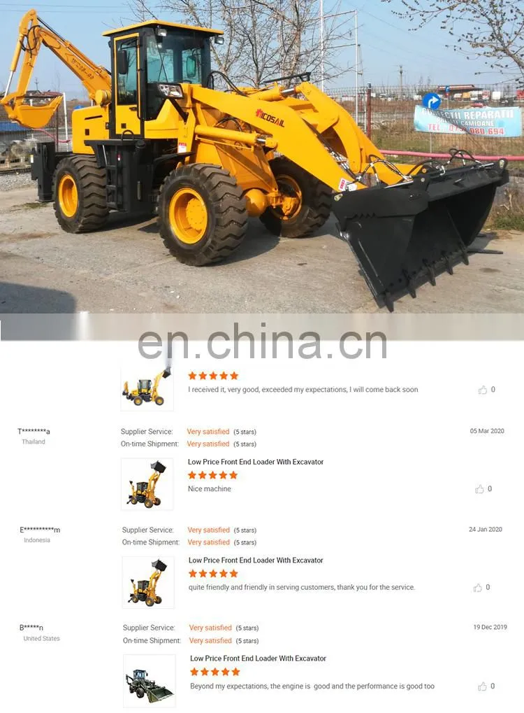 Multifunction backhoe front end loader compact backhoe loader and backhoe