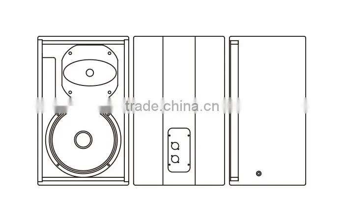 SO-210, trade assurance, 10 inch passive 2-way full range loudspeaker, pro audio