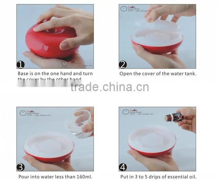 Ultrasonic essential oil diffuser/mini ultrasonic humidifier