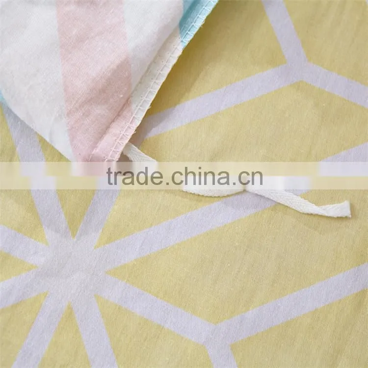 Professional manufacture 40s bedding set 128*68 pigment printing cotton flat sheet sets whole home comforter sets