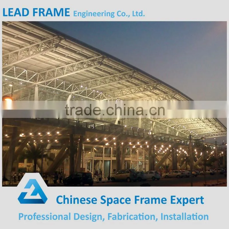 Hot galvanized steel structure airport terminal