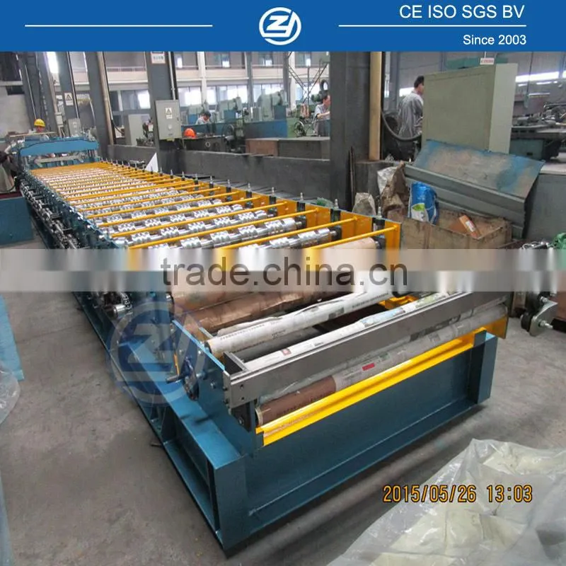 Aluminum Step Tile Roof Roll Forming Machine