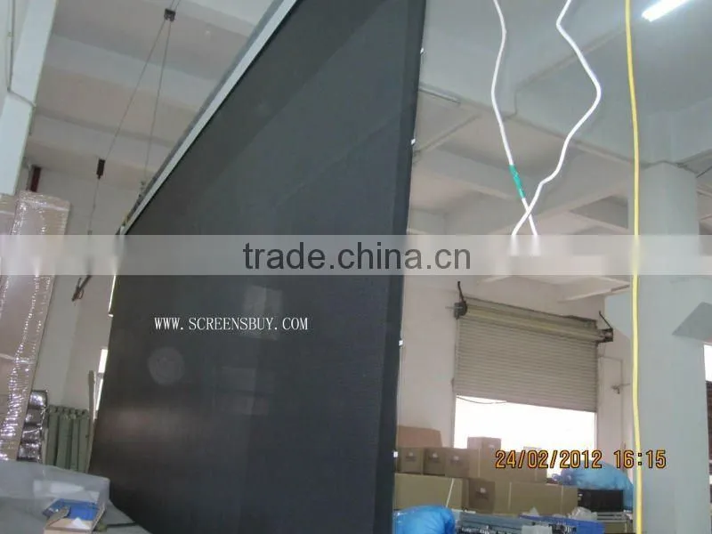 Electric Tab-tensioned Screen 16:9,Motorized Projector/projection Screen