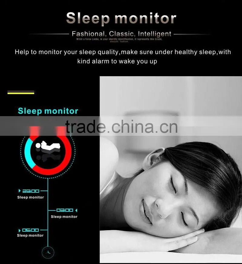 2016 New model touch screen smart watch for IOS can received messages form your mobile phone