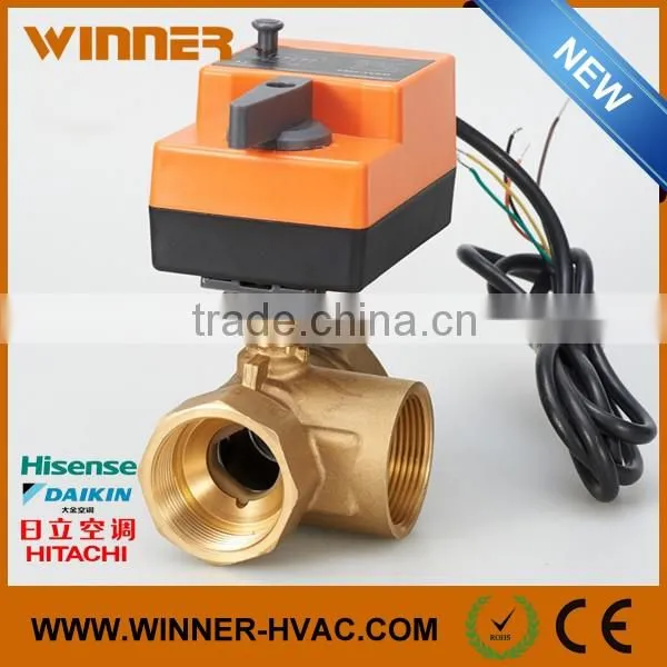 BSP Threaded Standard DN32 Pneumatic Ball Valve with Actuator Mounted