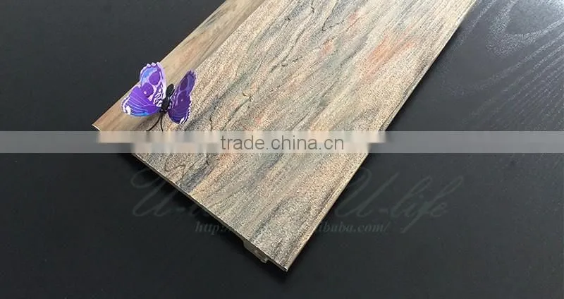 Outdoor decoration material wood plastic wall panel