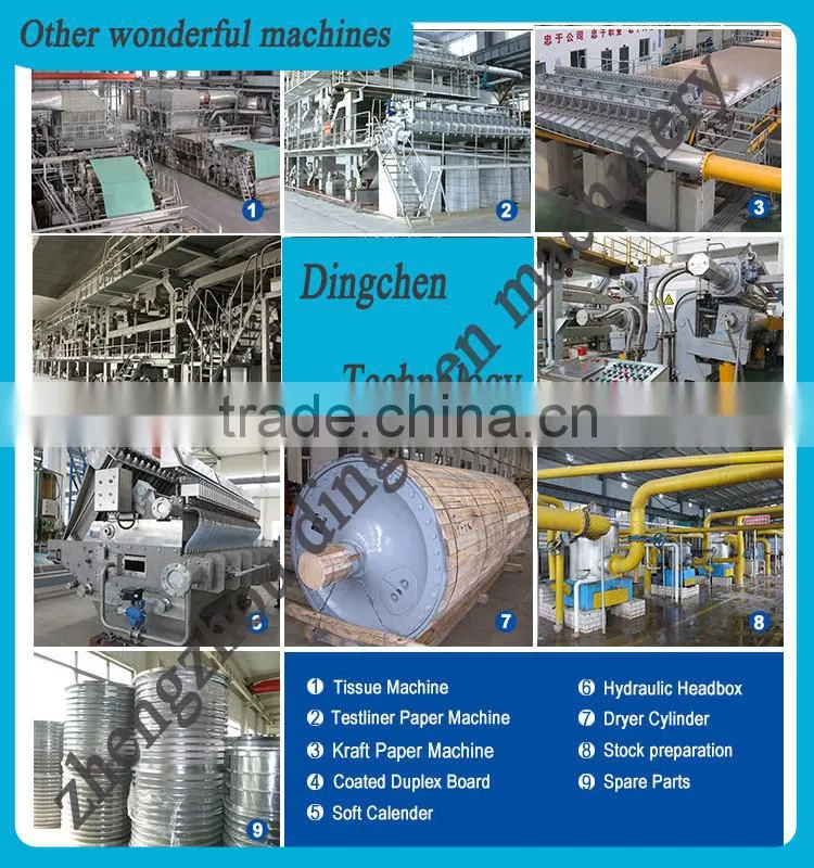 Quality 1575 All sizes Multi Cylinder Wire paper production machinery/ machine equipment for sale