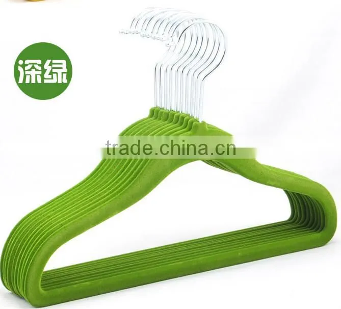 High Quality Children Velvet Hangers/Flock Hangers