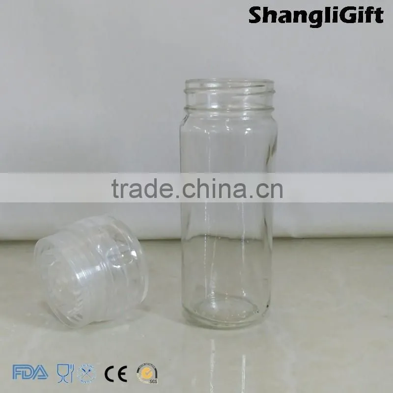 Hot Sale 110ml Spice Tools Glass Bottles Pepper Grinder