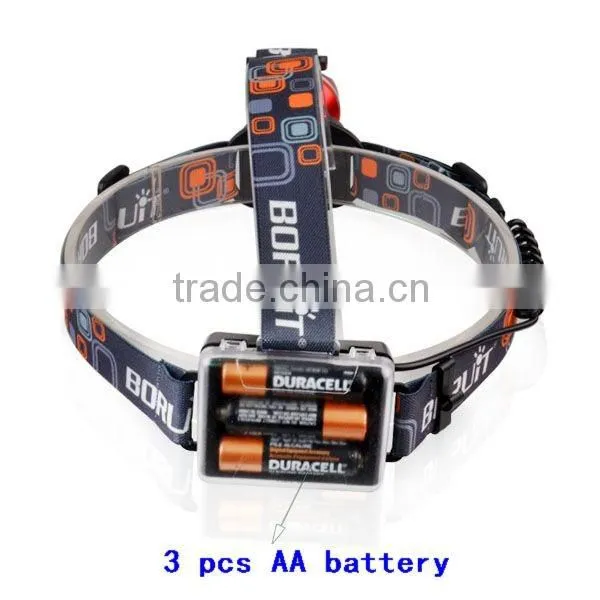 XML-T6 UV Light And White Light Dual Headlamp 5W Dual Light Source Headlamp