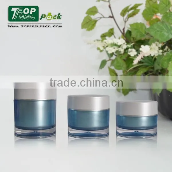 2015 hot selling Plastic Acrylic Jar for Cosmetic Cream