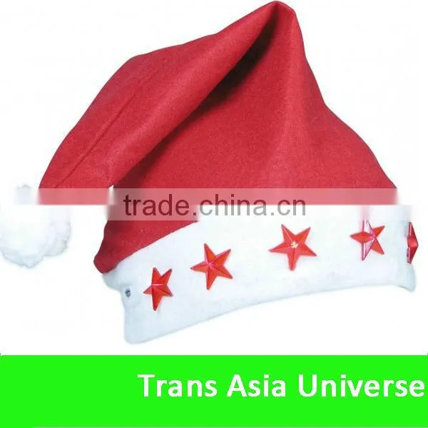 High Quality Custom sequin fabric christmas hat