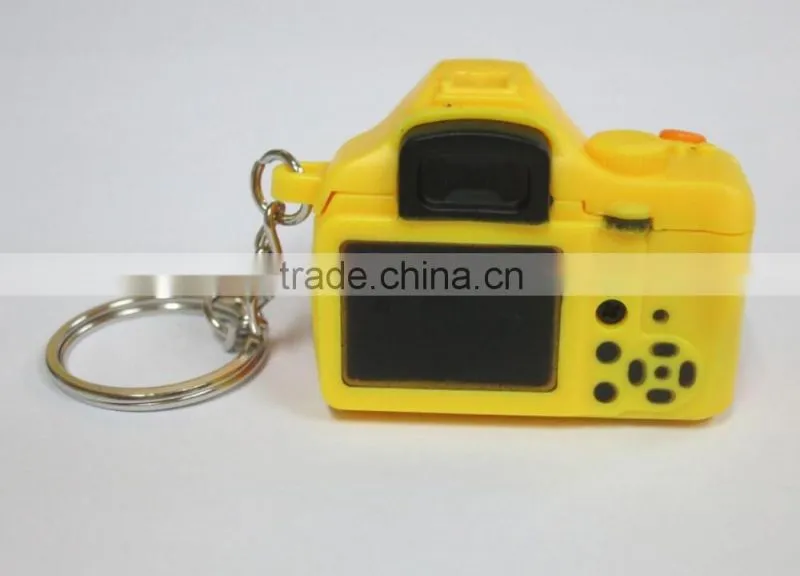 Fancy&Fantasy Creative camera Led keychains With sound LED Flashlight Key chain Fancy toy Key Ring Amazing gift Keychain