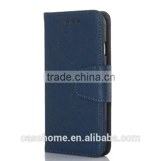 Crossing Pattern PU Leather Material TPU Phone Case for Apple iphone 6s