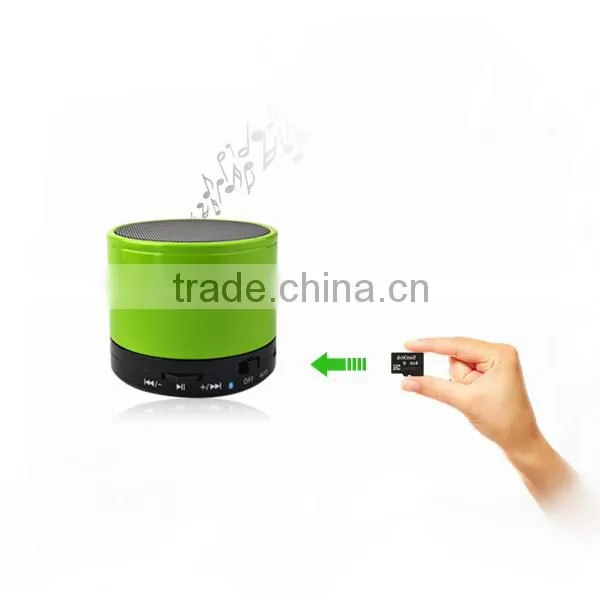 Hot sale TF card funcation wireless mini low price led light bluetooth speaker