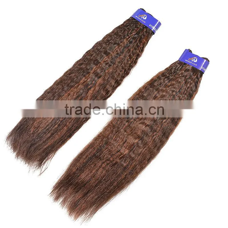 Best Quality Best After-Sale Service New Style Perm Yaki Body Straight Natural Wavy Malaysian Virgin Hair