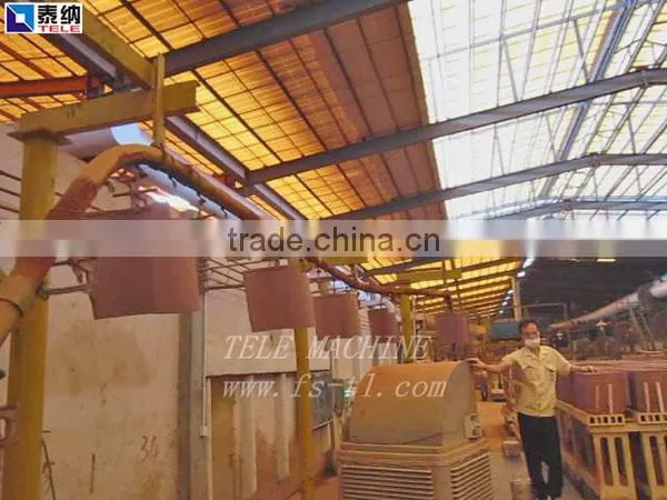 TL-SYX-J multi glaze spray guns working machine , corner tile glaxzing production line, tile glzing equipment made in china