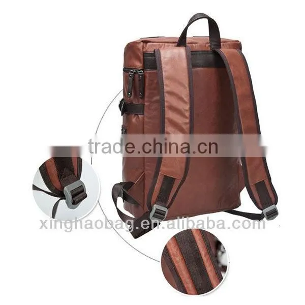 Urban elements twill PU leather men's bag travel