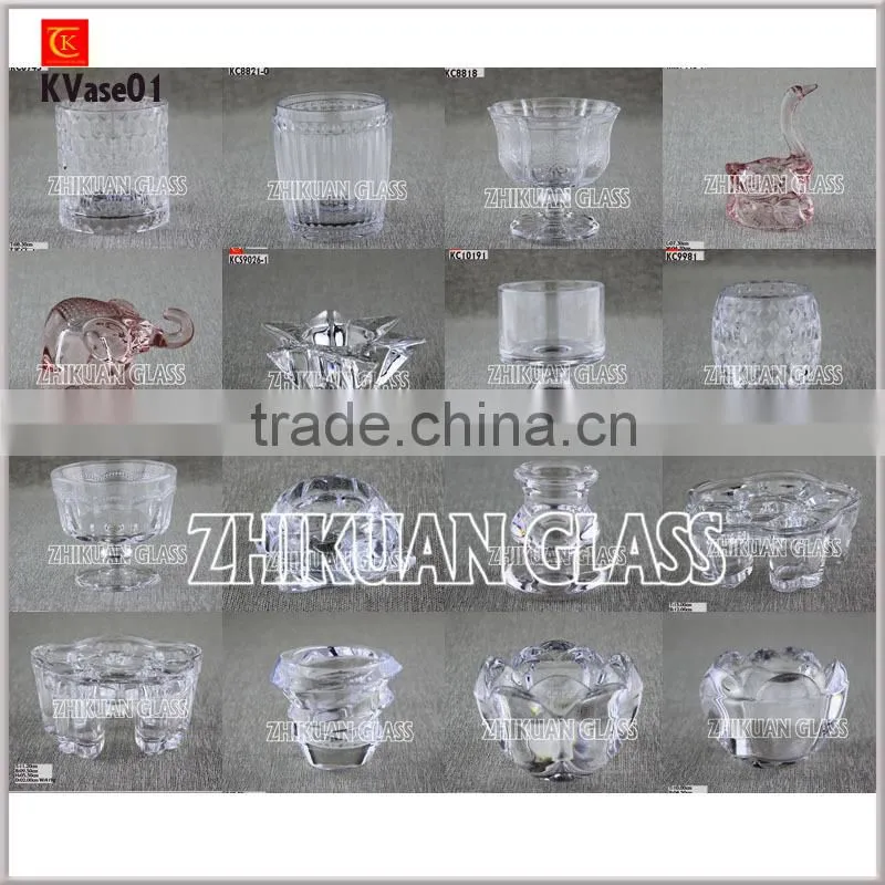 Hand Blown colored glass vase on alibaba china