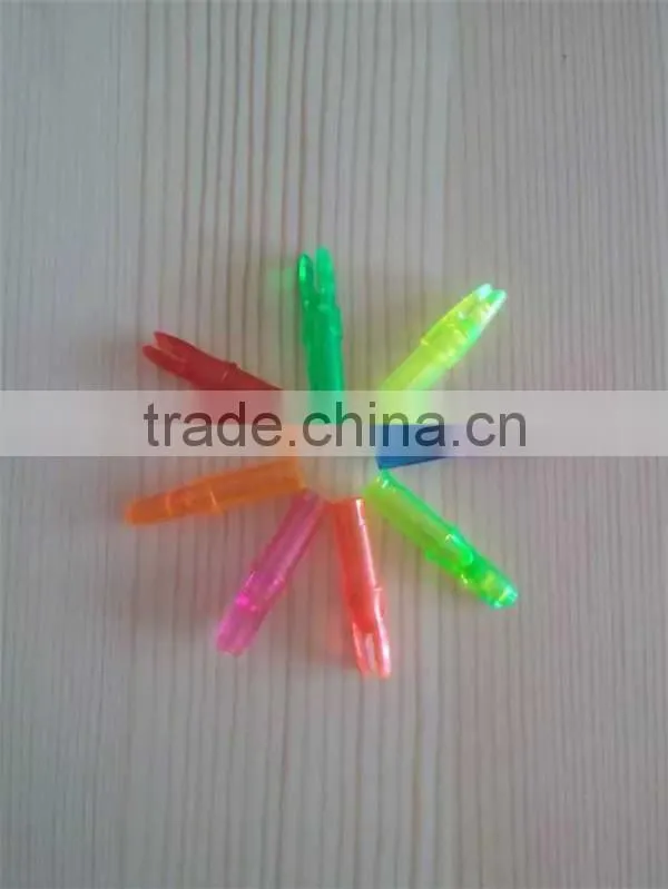 Archery Plastic Arrow Nock For Compound Bow Carbon Arrow And Fiberglass Arrows