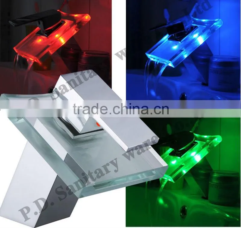 Lighted Waterfall Faucet