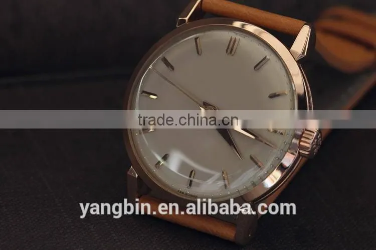 New design vintage market stainless steel case swiss business watch