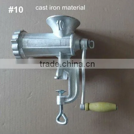 New Manual Meat Mincer Hand Operated Meat Grinder Stainless Steel Material For Home Use Slicer Multi 10# 8# 5# Good Quality
