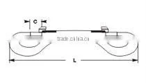 karabiner Double Snap stainless steel double lock snap hook
