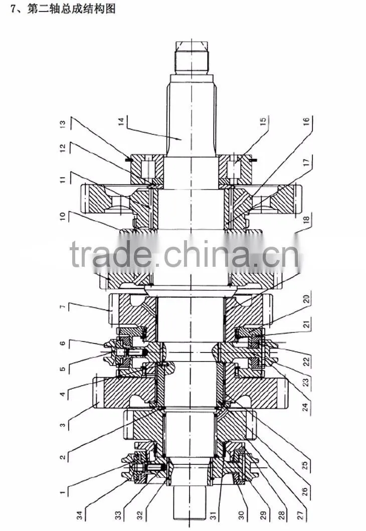 CAS5-40 ZBTH-3340111-0212 10130980 Hot sale and good quality second shaft reverse gear