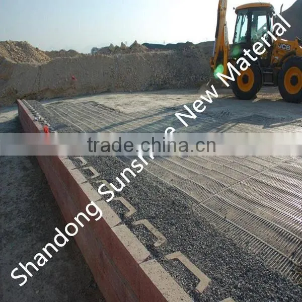 800-800KN/M drainage protection kintted polyester geogrid