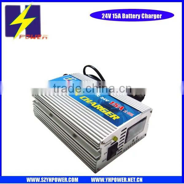 24V charger battery 10A/15A available
