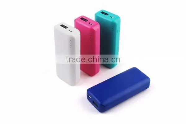 AWC717 4000mah 18650 portable 5v2.1a power bank for samsung s6 with charger