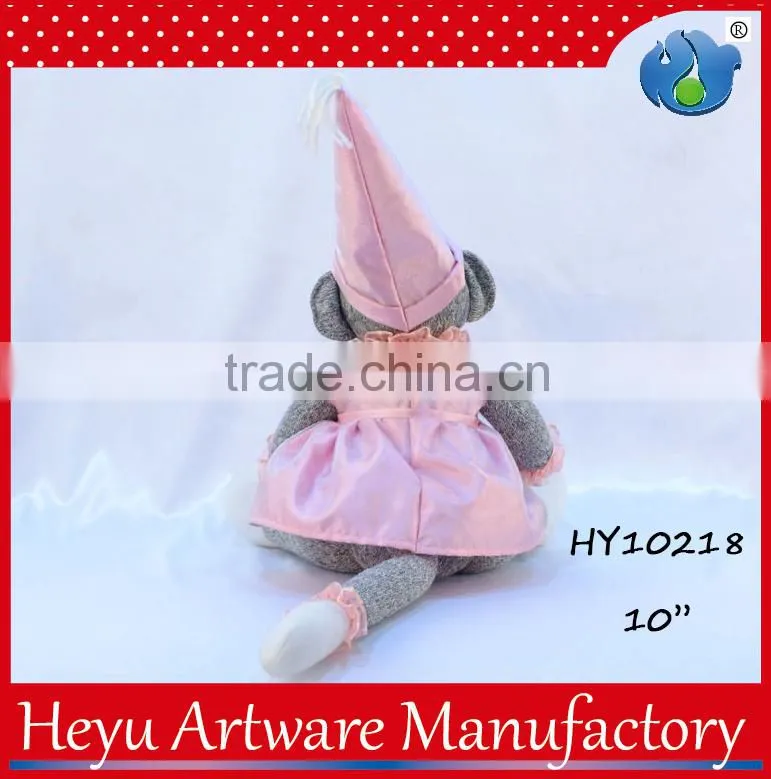 Wholesale Plush Monkey Names Pink Skirt Monkey Indoor Christmas Decoration