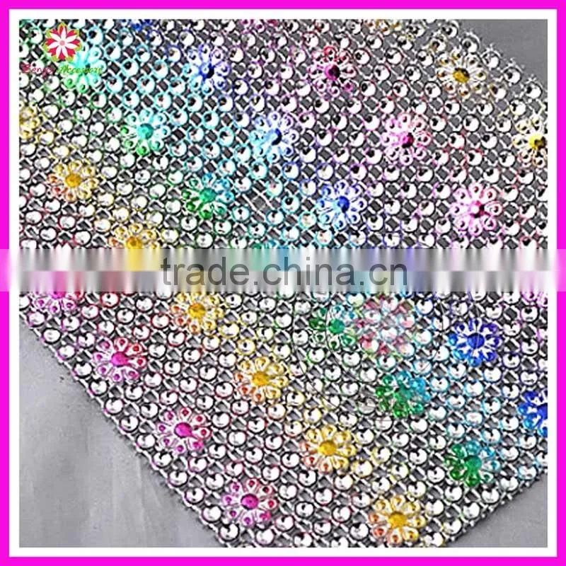 Long Decorated acrylic garland, crystal garland, fake acrylic garland