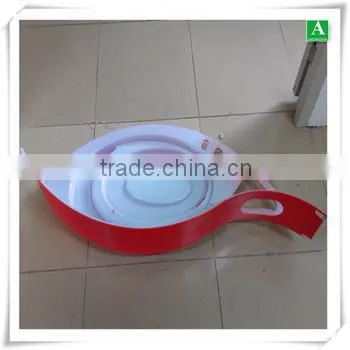 ABS plastic thick vacuum formed plastic abs machine part
