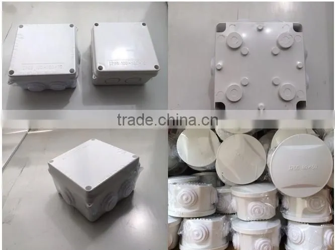 High quality ip65 plastic waterproof electrical junction box