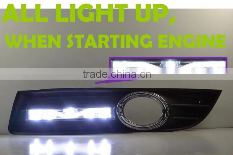 High Quality FOR VW MAGOTAN 2010 LED CAR DRL Daytime Running LIGHT