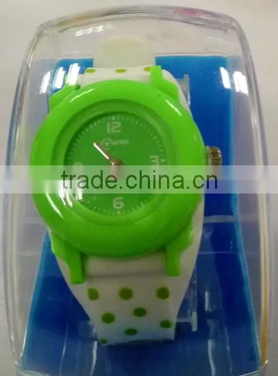 Colorful plastic quartz movement cool watch for teenagers