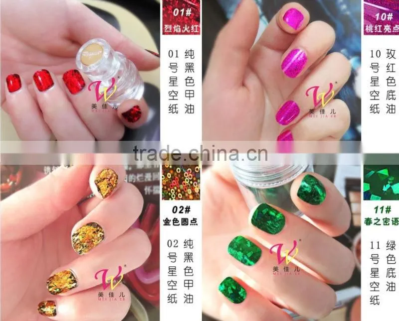 total 82color 2013 new arrival fashionable nail art Transfer foil sticker