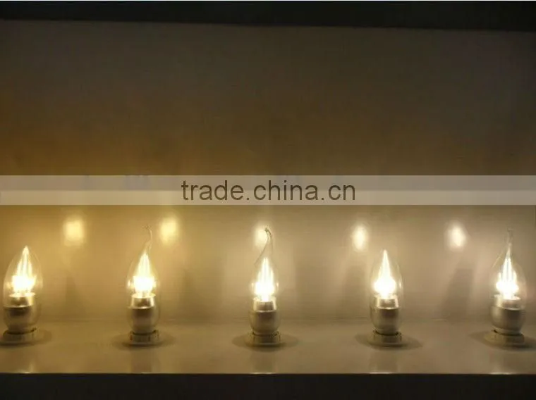 aluminum energy saving led candle lamp 4w