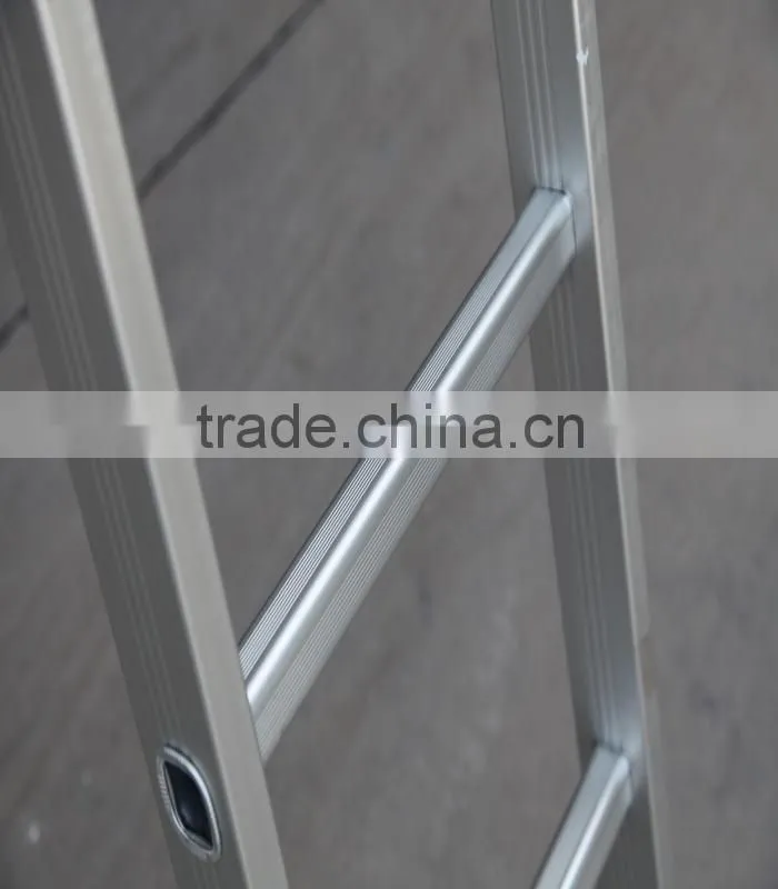 Flexible aluminium compact folding telescopic extension step ladder AY-105