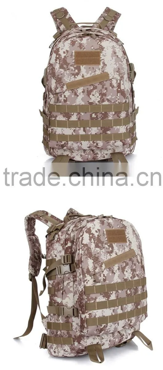Outdoor camouflage waterproof hiking molle tactical backpack military